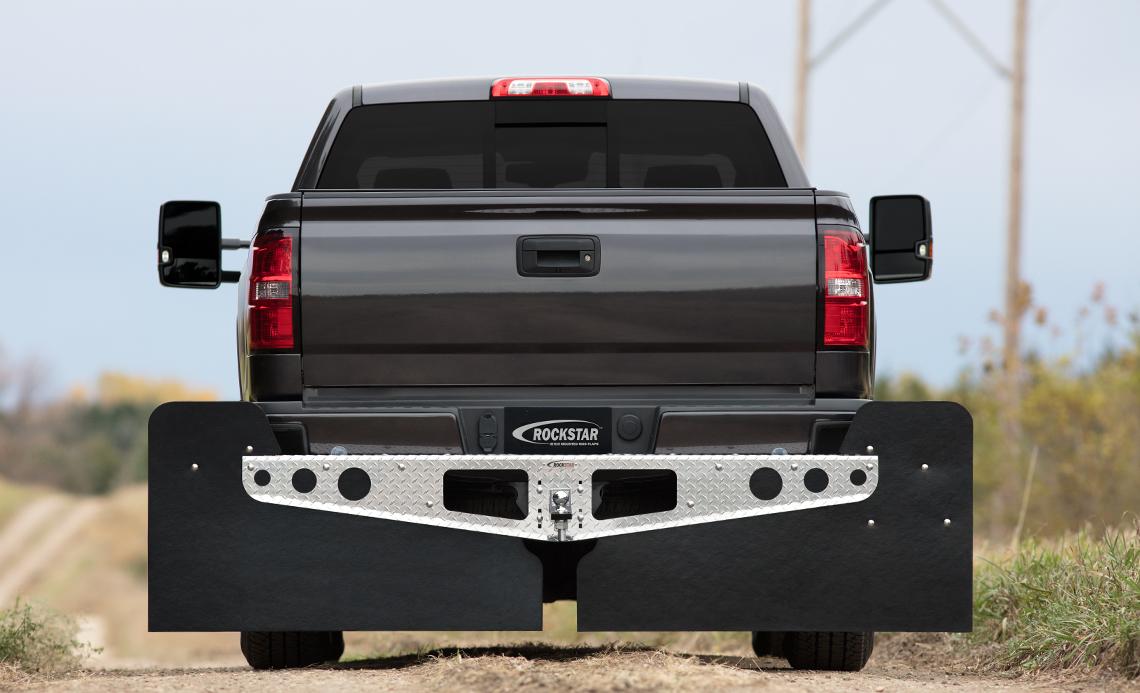 ROCKSTAR 3XL Hitch Mounted Mud Flaps 1